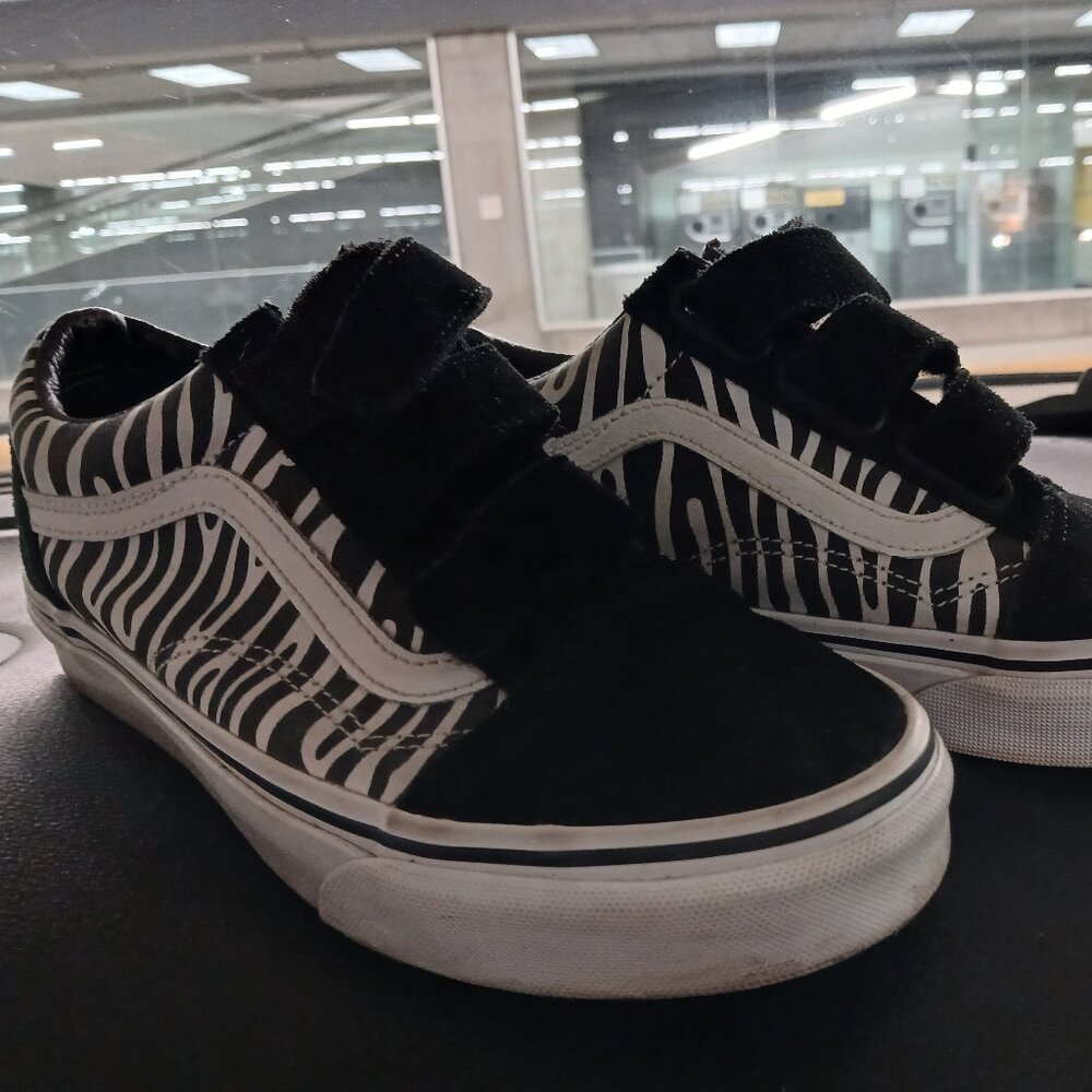 *Rare* Original VANS Old Skool V Zebra Print